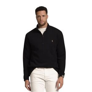 POLO Ralph Lauren Estate Rib Mockneck Pullover in Polo Black Size XXL